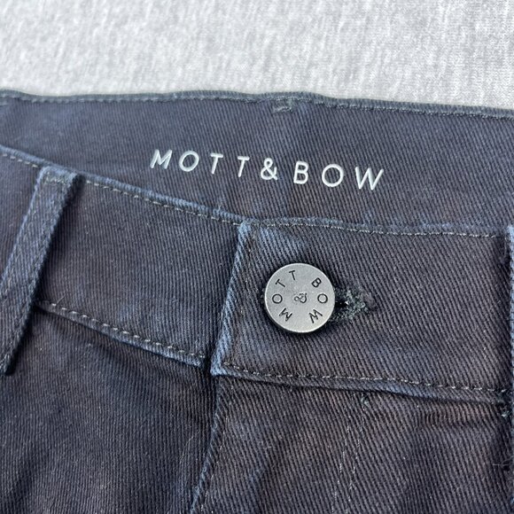Mott & Bow Slim Jay Ryns Jeans Mens 32x30 (Fits 33x30) Black Stretch Denim - Picture 8 of 16